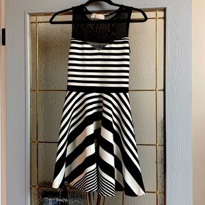 Cameo and rosé sleeveless dress